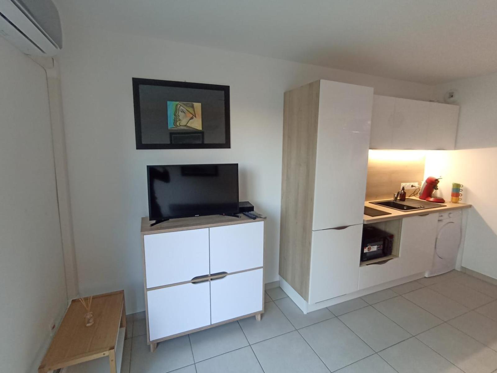 Studio Avec Parking Prive, Piscine Plage 300M Antibes Exterior foto